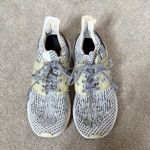 Adidas Ultra Boost Oreo White And Black Running Shoes Size 10